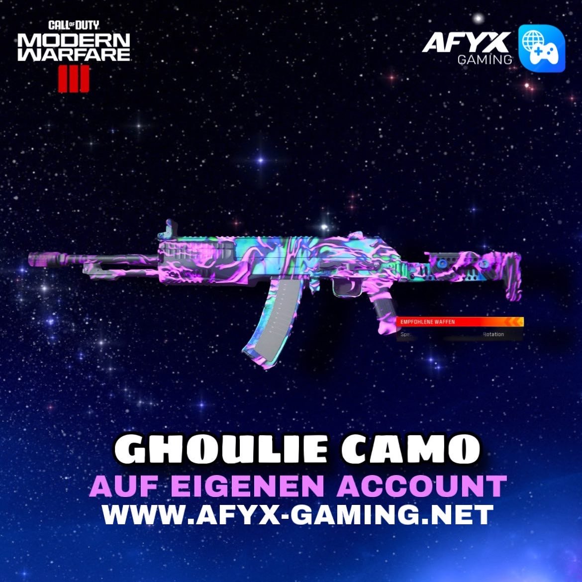 CoD MW3 / Warzone 3 Ghoulie Tarnung Camo