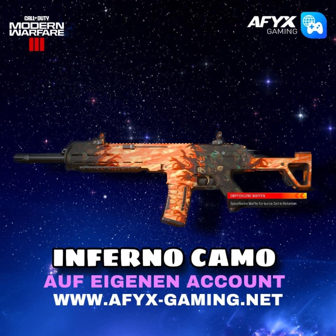 CoD MW3 / Warzone 3 Inferno Tarnung Camo